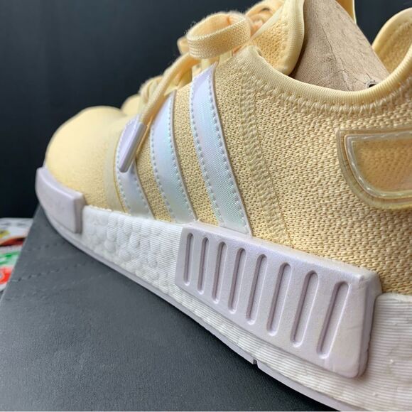 Adidas NMD R1 Yellow Iridescent Size 10.5 Women's - Picture 7 of 12